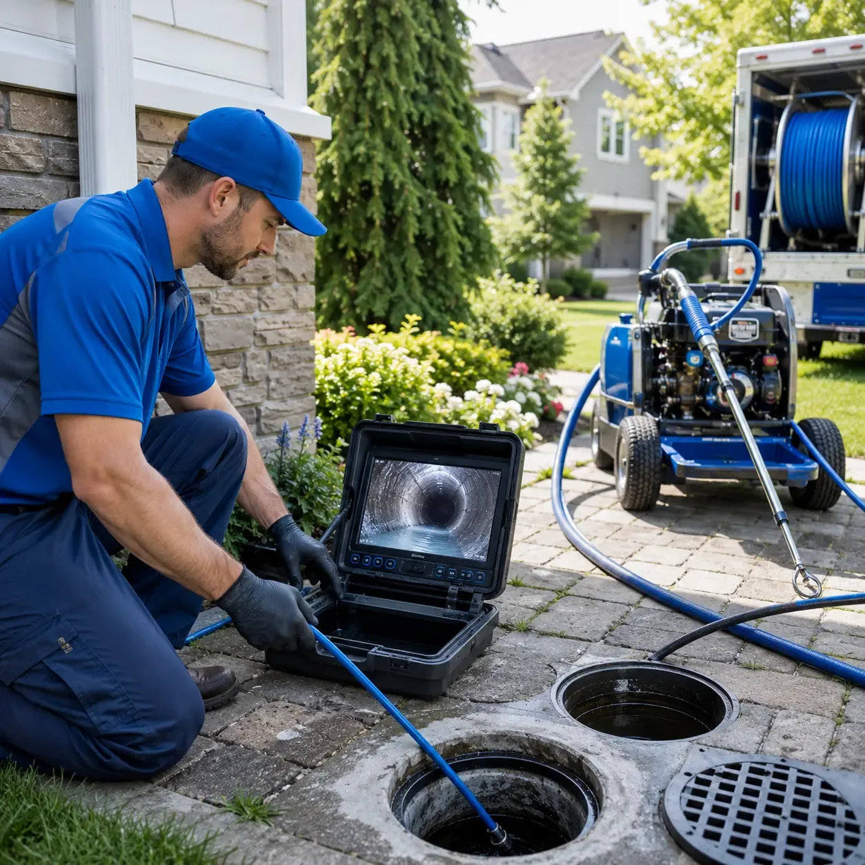 Outdoor drain cleaning professionals serving Smithfield, PA