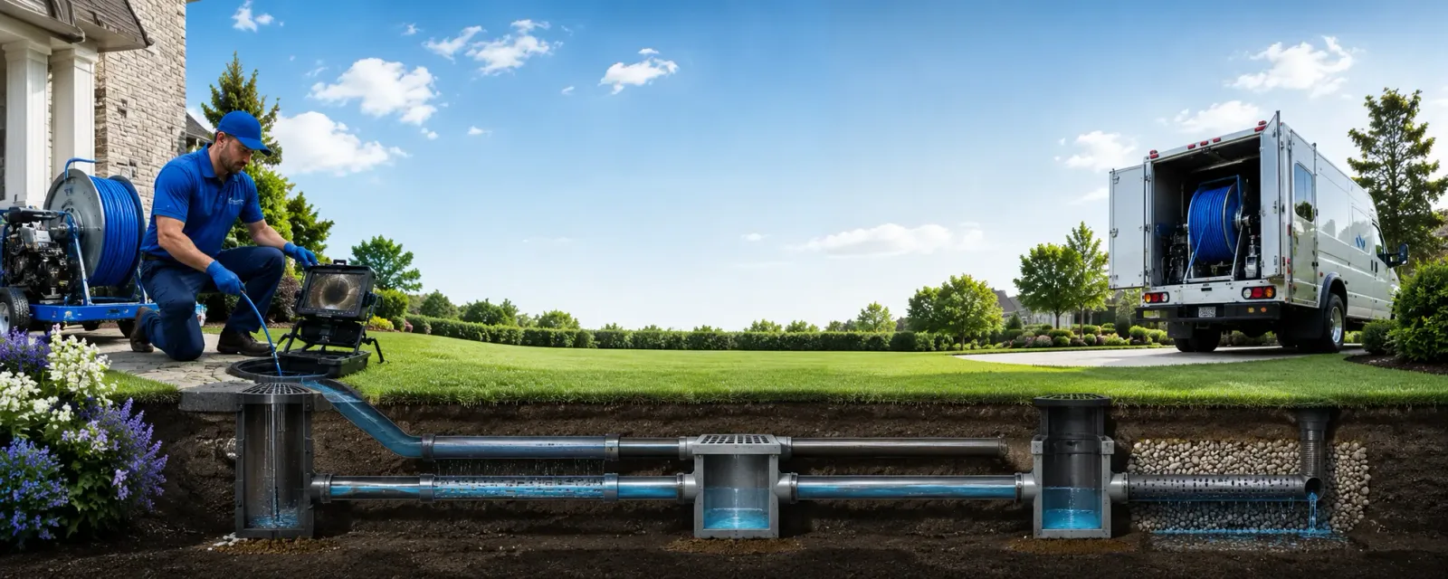 Outdoor drain cleaning information for Smithfield, PA
